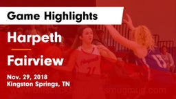 Harpeth  vs Fairview  Game Highlights - Nov. 29, 2018