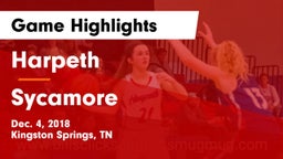 Harpeth  vs Sycamore  Game Highlights - Dec. 4, 2018