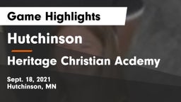 Hutchinson  vs Heritage Christian Acdemy Game Highlights - Sept. 18, 2021