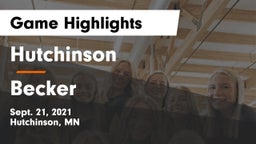 Hutchinson  vs Becker  Game Highlights - Sept. 21, 2021