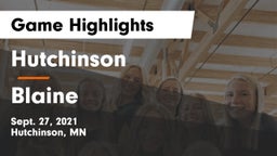 Hutchinson  vs Blaine  Game Highlights - Sept. 27, 2021