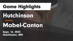 Hutchinson  vs Mabel-Canton  Game Highlights - Sept. 16, 2023
