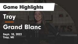 Troy  vs Grand Blanc  Game Highlights - Sept. 10, 2022