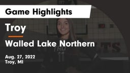 Troy  vs Walled Lake Northern  Game Highlights - Aug. 27, 2022