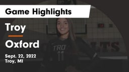 Troy  vs Oxford  Game Highlights - Sept. 22, 2022