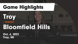 Troy  vs Bloomfield Hills  Game Highlights - Oct. 6, 2022