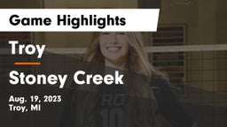 Troy  vs Stoney Creek  Game Highlights - Aug. 19, 2023