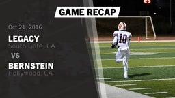 Recap: Legacy  vs. Bernstein  2016