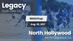 Matchup: Legacy  vs. North Hollywood  2017
