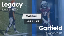 Matchup: Legacy  vs. Garfield  2019