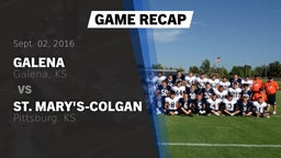 Recap: Galena  vs. St. Mary's-Colgan  2016