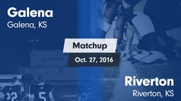 Matchup: Galena  vs. Riverton  2016