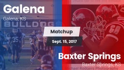 Matchup: Galena  vs. Baxter Springs   2017