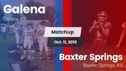 Matchup: Galena  vs. Baxter Springs   2019