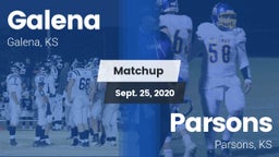 Matchup: Galena  vs. Parsons  2020