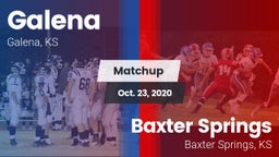 Matchup: Galena  vs. Baxter Springs   2020
