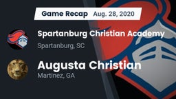 Recap: Spartanburg Christian Academy  vs. Augusta Christian  2020