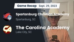 Recap: Spartanburg Christian Academy  vs. The Carolina Academy 2023