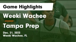 Weeki Wachee  vs Tampa Prep Game Highlights - Dec. 21, 2023