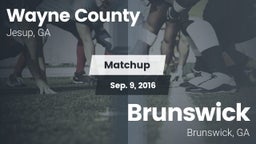 Matchup: Wayne County High vs. Brunswick  2016