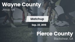 Matchup: Wayne County High vs. Pierce County  2016