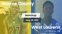 Matchup: Wayne County High vs. West Laurens  2017