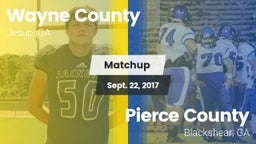 Matchup: Wayne County High vs. Pierce County  2017