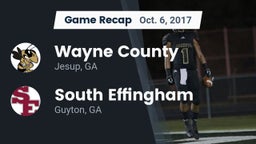 Recap: Wayne County  vs. South Effingham  2017