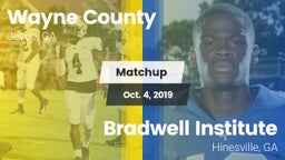 Matchup: Wayne County High vs. Bradwell Institute 2019