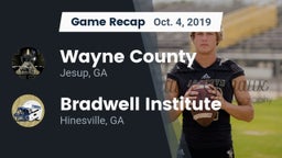 Recap: Wayne County  vs. Bradwell Institute 2019