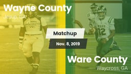 Matchup: Wayne County High vs. Ware County  2019