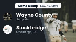 Recap: Wayne County  vs. Stockbridge  2019