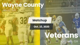 Matchup: Wayne County High vs. Veterans  2020