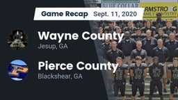 Recap: Wayne County  vs. Pierce County  2020