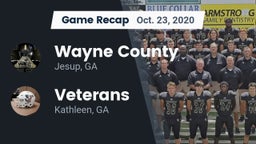 Recap: Wayne County  vs. Veterans  2020