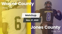 Matchup: Wayne County High vs. Jones County  2020