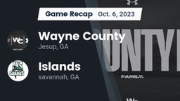 Recap: Wayne County  vs. Islands  2023