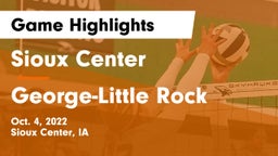 Sioux Center  vs George-Little Rock  Game Highlights - Oct. 4, 2022