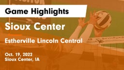Sioux Center  vs Estherville Lincoln Central  Game Highlights - Oct. 19, 2022