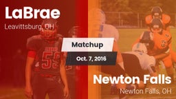 Matchup: LaBrae vs. Newton Falls  2016