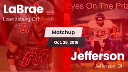 Matchup: LaBrae vs. Jefferson  2016