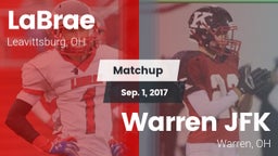 Matchup: LaBrae vs. Warren JFK 2017