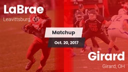 Matchup: LaBrae vs. Girard  2017