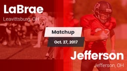 Matchup: LaBrae vs. Jefferson  2017