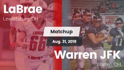 Matchup: LaBrae vs. Warren JFK 2018