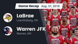 Recap: LaBrae  vs. Warren JFK 2018