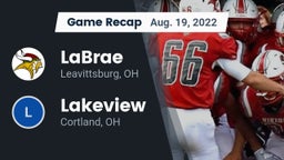 Recap: LaBrae  vs. Lakeview  2022