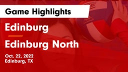 Edinburg  vs Edinburg North  Game Highlights - Oct. 22, 2022