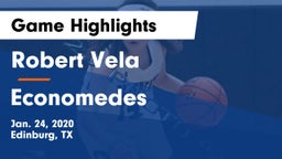 Robert Vela  vs Economedes  Game Highlights - Jan. 24, 2020