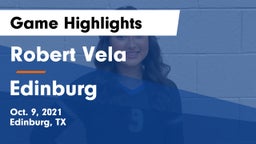 Robert Vela  vs Edinburg  Game Highlights - Oct. 9, 2021